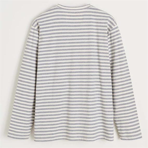 Aiayu Circular Long Sleeve II T-shirt, Mix Grey Melange